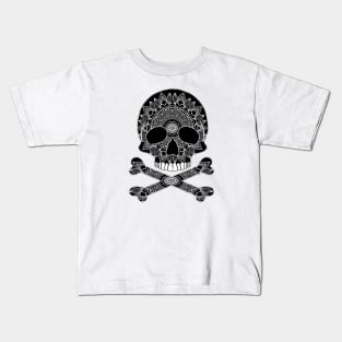 Lace Skull and Lacey Crossbones Kids T-Shirt